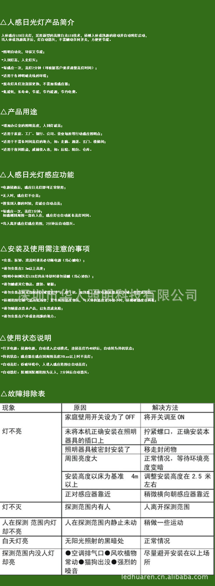 人体感应LED日光灯 智能照明新选择，出口日本品质认证